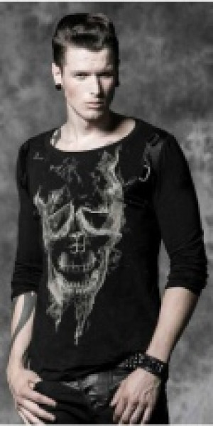  Longsleeve Punk Rave T-325/BK -  