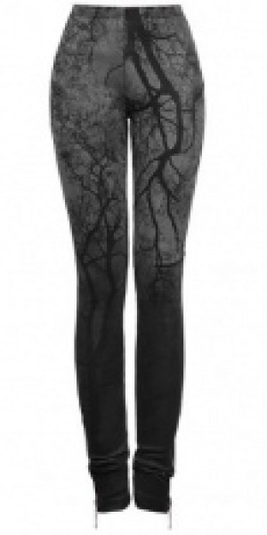  Leggins Punk Rave K-181/BK-GY -  
