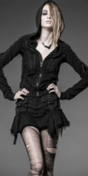  Skirt Punk Rave PQ-031/BK -  