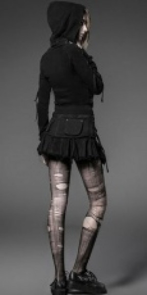  Skirt Punk Rave PQ-031/BK -  