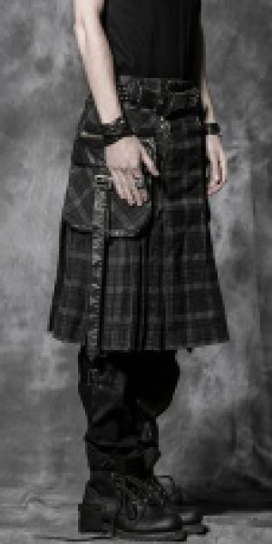  SKIRT Punk Rave Q-225/BK-BN -  