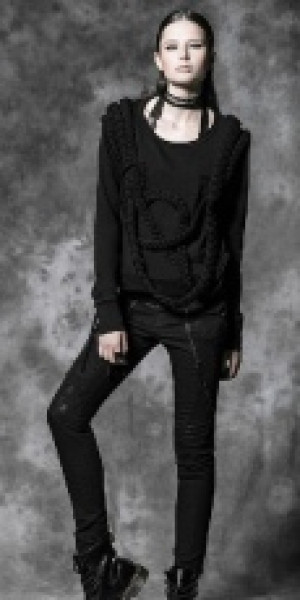  Longsleeve Punk Rave PY-029/BK -  