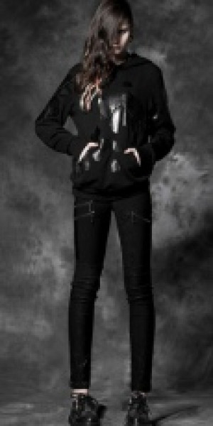  Hooded Jacket Punk Rave PY-035/BK /  /  /  / -  