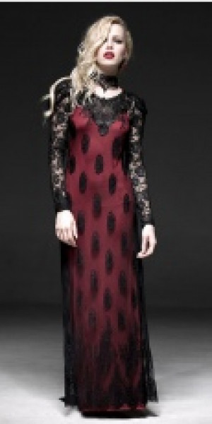  2  1 DRESS Punk Rave Q-223/BK-RD -  