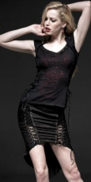  TOP Punk Rave T-332/BK-RD -  
