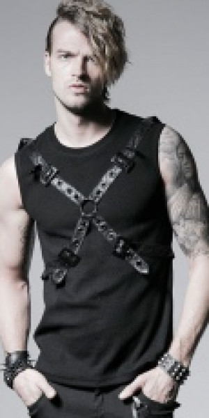  =SHIRT= Punk Rave T-351/BK -  