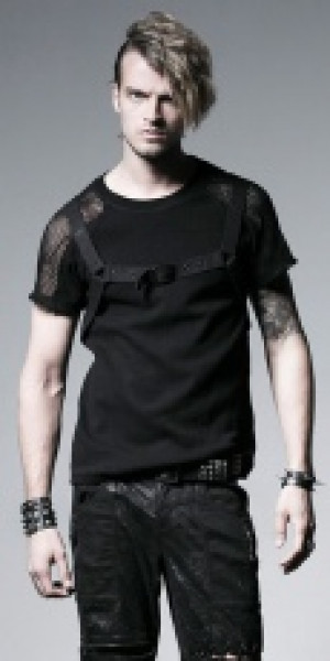  T-SHIRT Punk Rave T-358/BK -  
