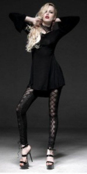  Leggins Punk Rave K-187/BK -  