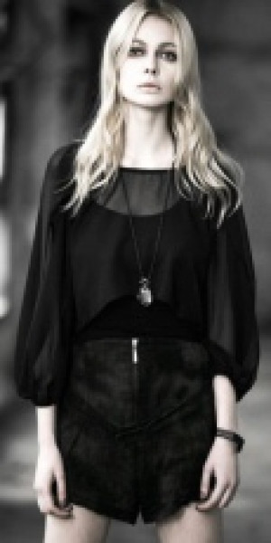  BLOUSE Punk Rave PY-061/BK -  