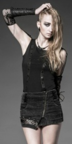  SKIRT Punk Rave Q-218/BK -  