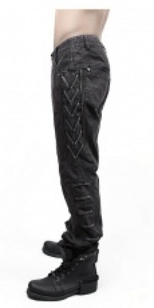  TROUSERS Punk Rave K-180/BK -  