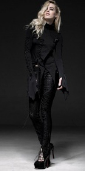  TROUSERS Punk Rave K-184/BK -  