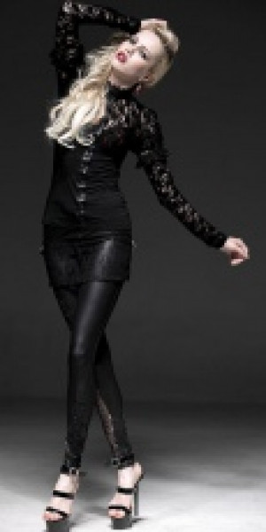  Leggins Punk Rave K-185/BK -  
