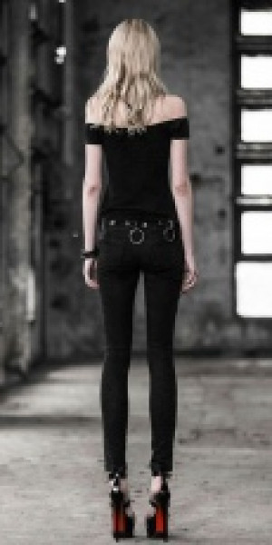  TROUSERS Punk Rave K-189/BK -  