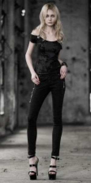  TROUSERS Punk Rave K-189/BK -  