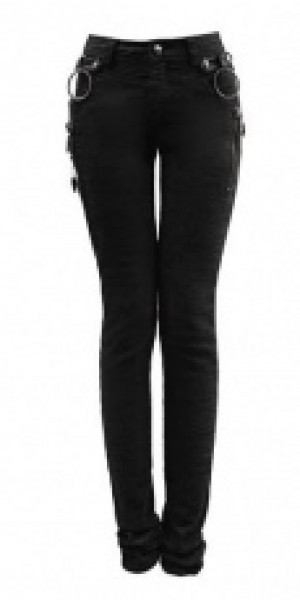  TROUSERS Punk Rave K-189/BK -  