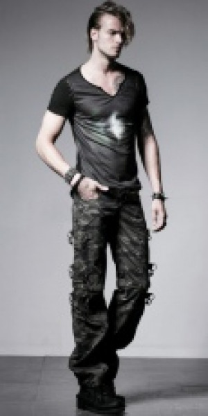  -  TROUSERS Punk Rave K-190/GR -  