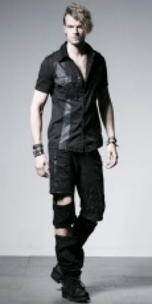  TROUSERS Punk Rave K-191/BK -  