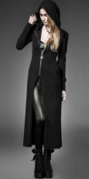  Hooded Jacket Punk Rave PY-046/BK -  