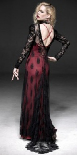  2  1 DRESS Punk Rave Q-223/BK-RD -  