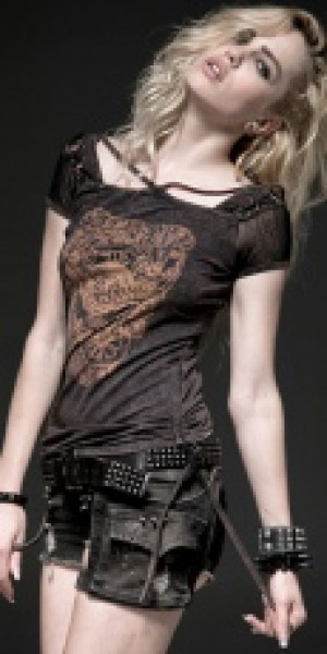  TOP Punk Rave T-343/BK -  