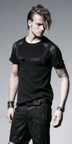  T-SHIRT Punk Rave T-358/BK -  