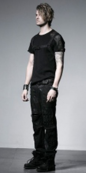  T-SHIRT Punk Rave T-358/BK -  