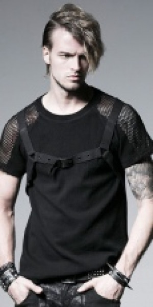  T-SHIRT Punk Rave T-358/BK -  