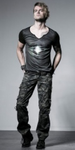  T-SHIRT Punk Rave T-354/GR -  