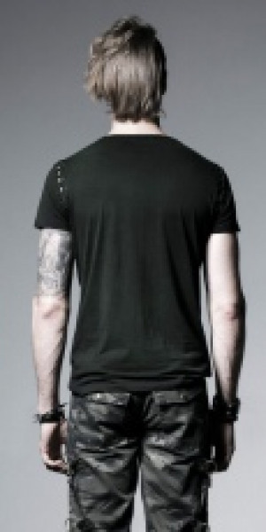  T-SHIRT Punk Rave T-354/GR -  