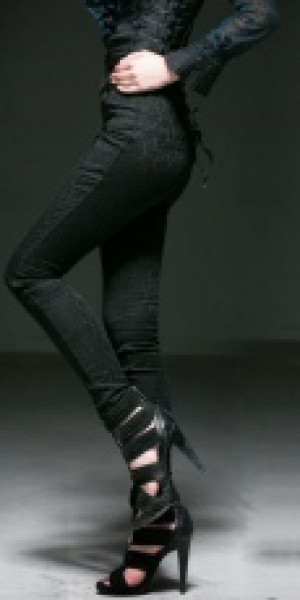  Leggins Punk Rave K-195/BK -  