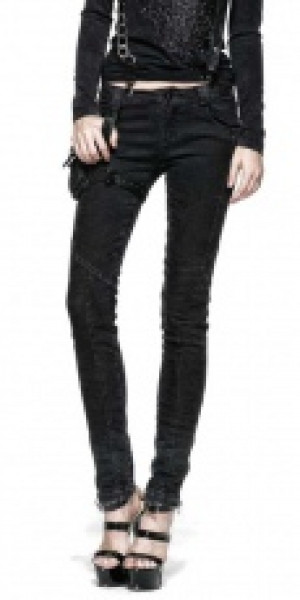  TROUSERS Punk Rave K-204/BK -  