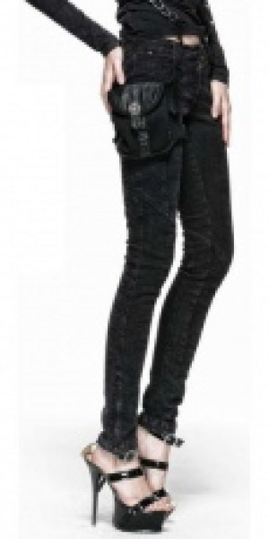  TROUSERS Punk Rave K-204/BK -  