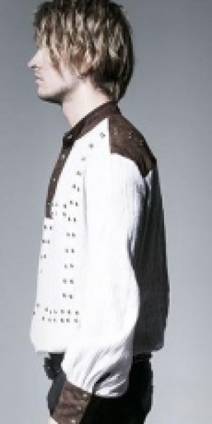  BLOUSE Punk Rave Y-526/WH -  