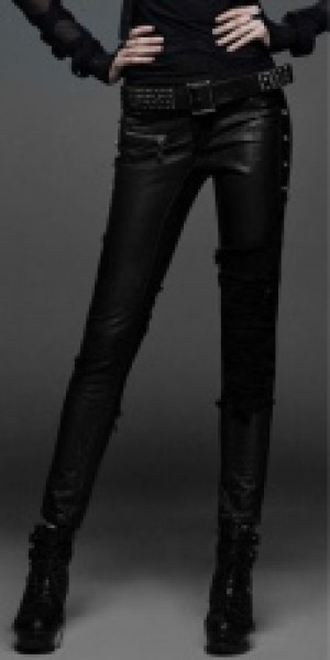 Брюки TROUSERS Punk Rave K-218/BK - маленькая картинка