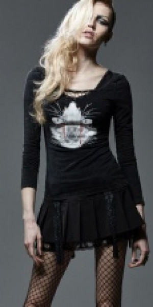  Longsleeve Punk Rave T-400/BK -  