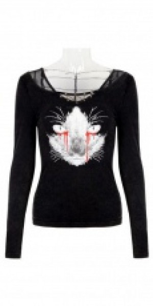  Longsleeve Punk Rave T-400/BK -  