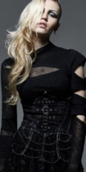  CORSET Punk Rave Y-578/BK-SI -  