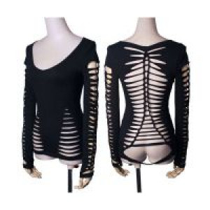  T-SHIRT Punk Rave T-294/BK -  