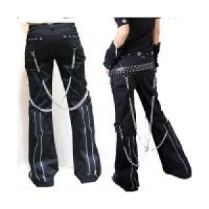  TROUSERS Punk Rave K-028/BK -  