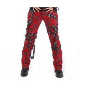  TROUSERS Punk Rave K-124/RD -  