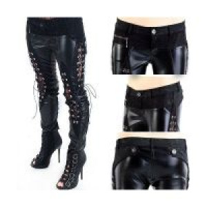  =TROUSERS= Punk Rave K-130/BK -  