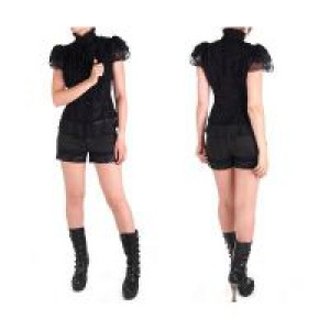  TROUSERS Punk Rave k-135/BK -  