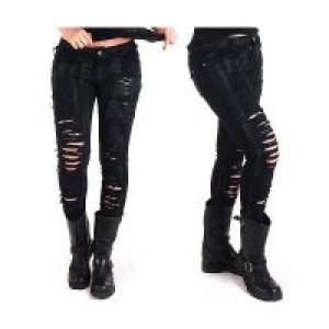  TROUSERS Punk Rave K-141/BK -  