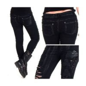  TROUSERS Punk Rave K-141/BK -  