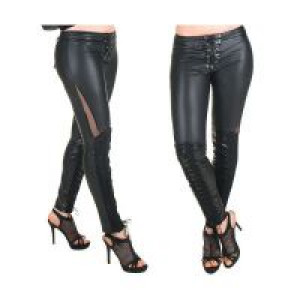  TROUSERS Punk Rave K-152/BK -  