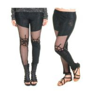 TROUSERS Punk Rave K-161/BK -  