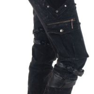  TROUSERS Punk Rave K-139/BK -  
