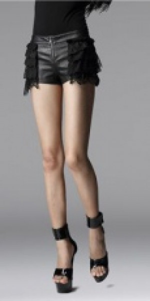  TROUSERS Punk Rave K-155/BK -  