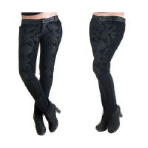  TROUSERS Punk Rave K-166/BK -  